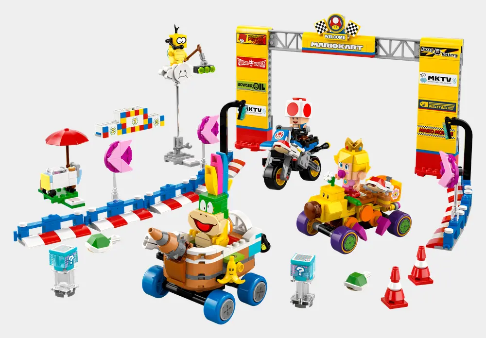 Super Mario Mario Kart Baby Peach Set D1 Pack Contents