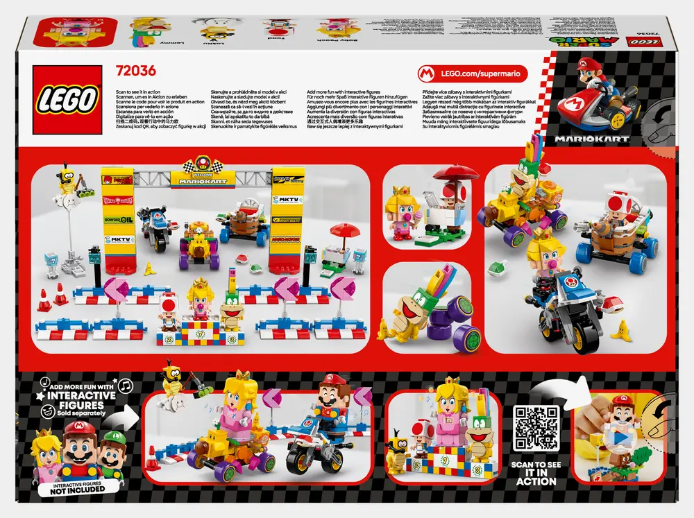Super Mario Mario Kart Baby Peach Set D4 Packaging Back