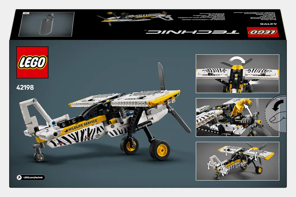 Technic Bush Plane D4 Packaging Back