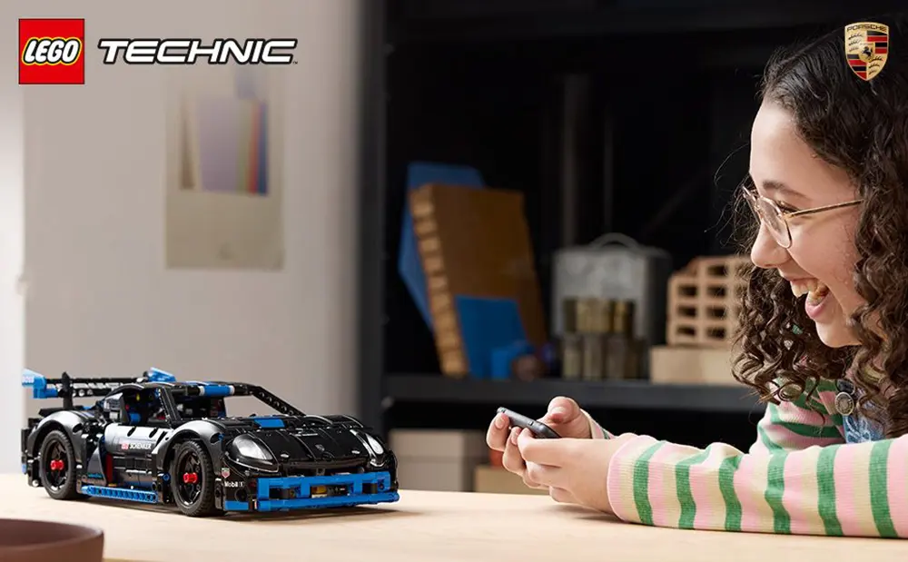 Technic Porsche Gt4 Eperformance Race Car D2 Lifestyle Image