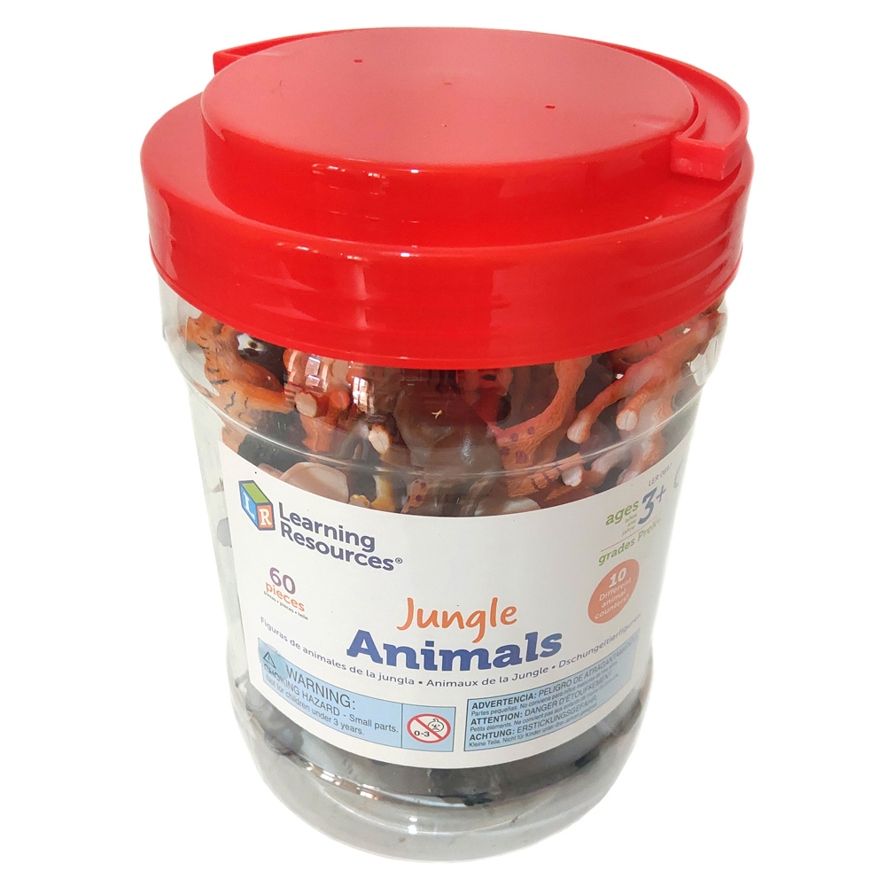 Learning Resources Jungle Animal Counters – 60-Piece Set For Counting, Sorting & Imaginative Play - View #10