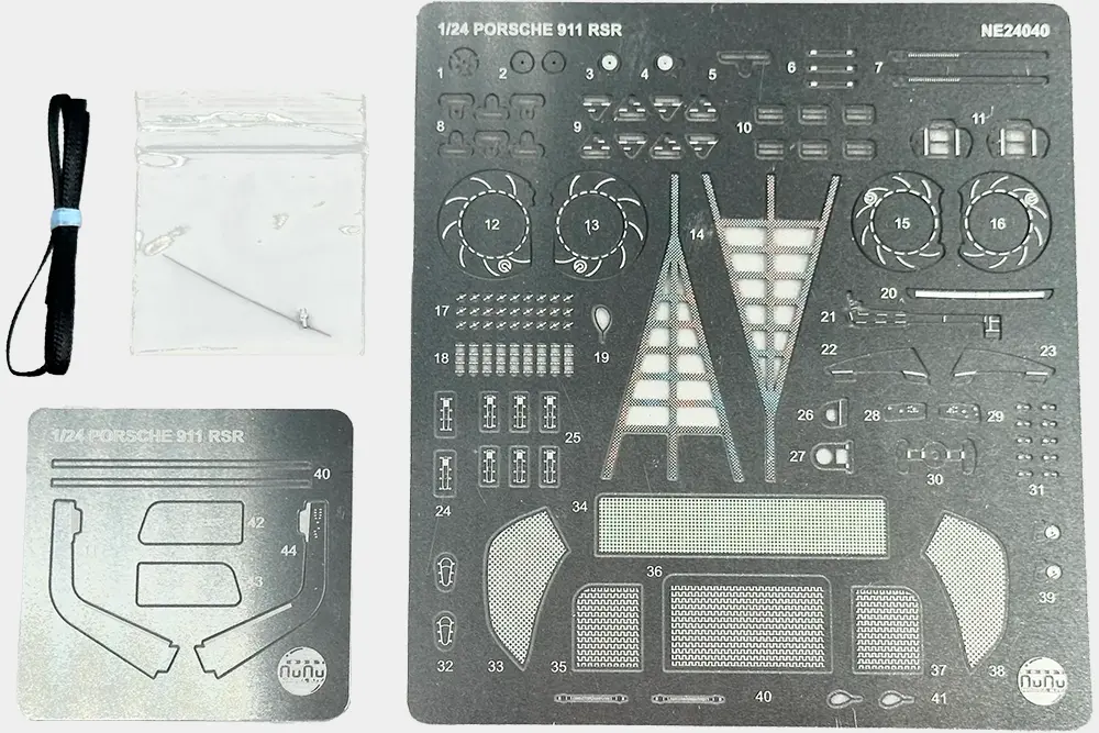 Detail Up Parts Porsche 911 Rsr 2018 Nu24040e D1 Etched Parts