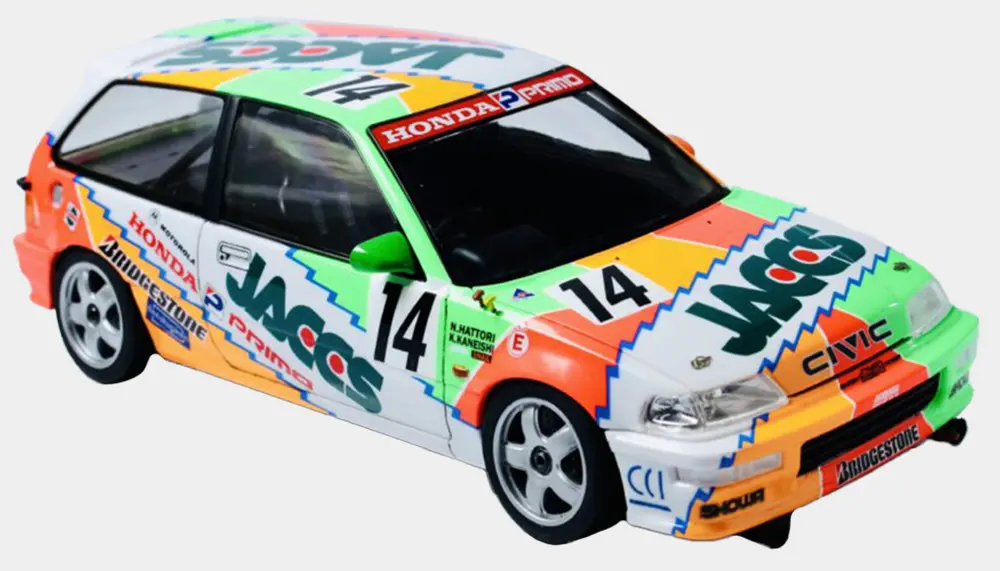 Nunu Honda Civic EF9 1992 AIDA Racing Car Model Kit Scale 1:24