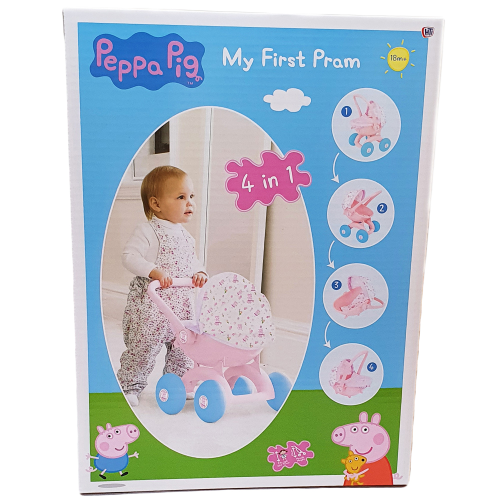 peppa pig 3 in 1 my first pram