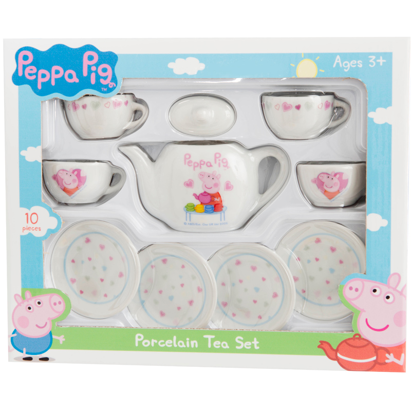 peppa pig porcelain tea set