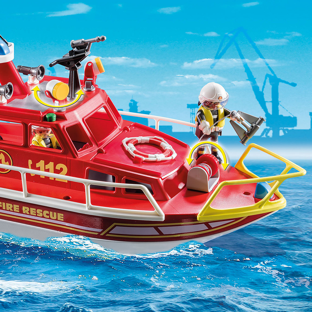 playmobil rescue boat