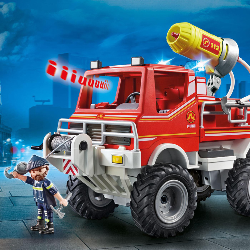 playmobil city action fire truck