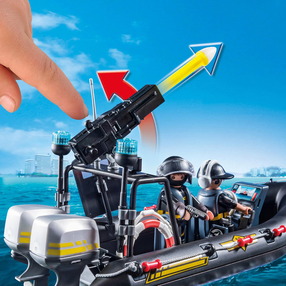 playmobil swat boat