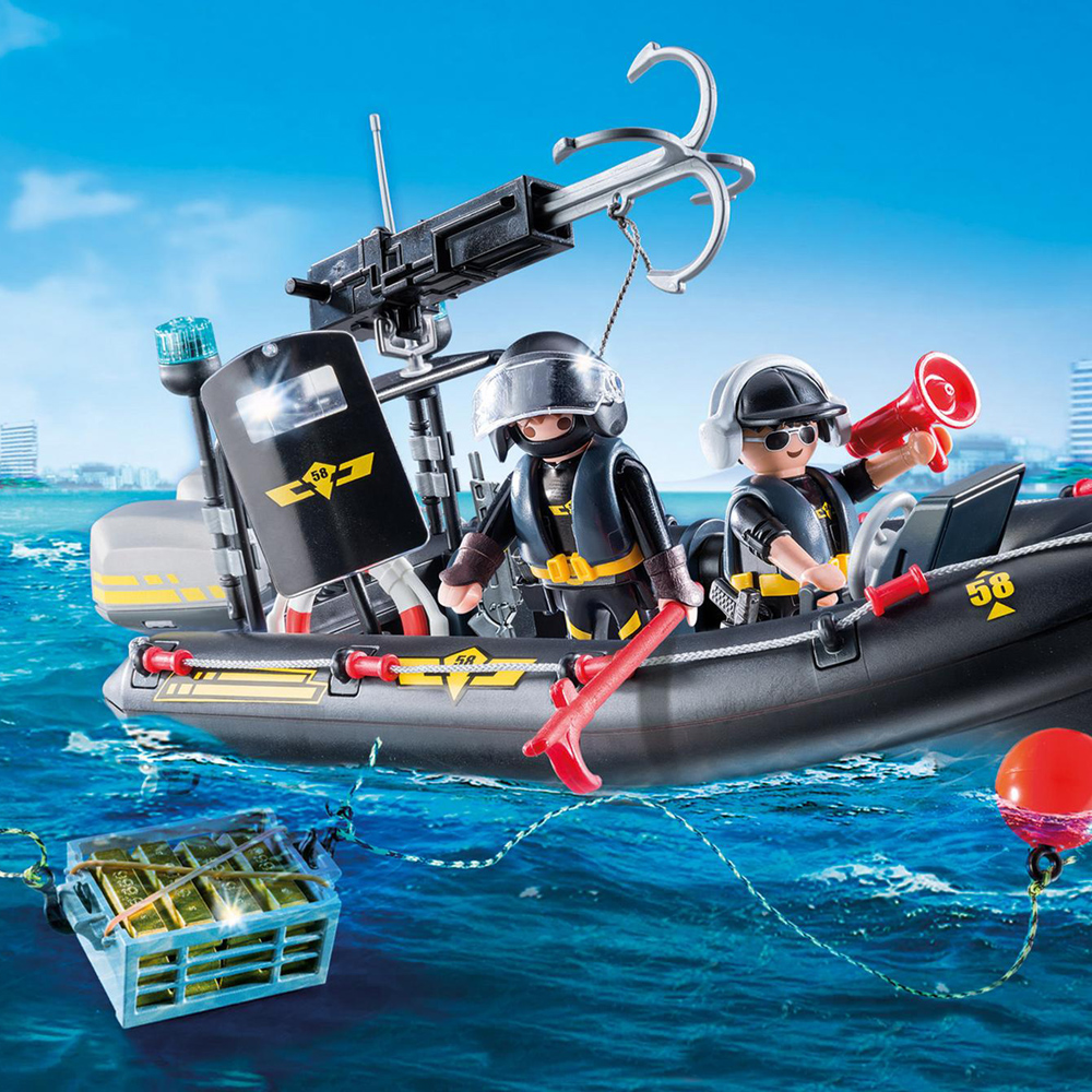 playmobil swat boat