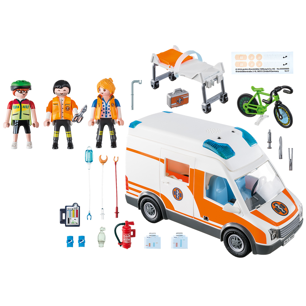 playmobil city life ambulance