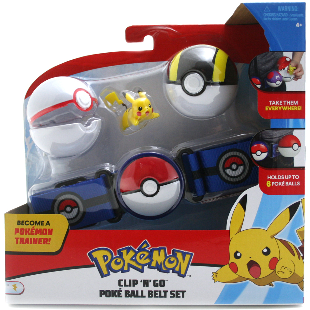 pokemon clip and go belt set