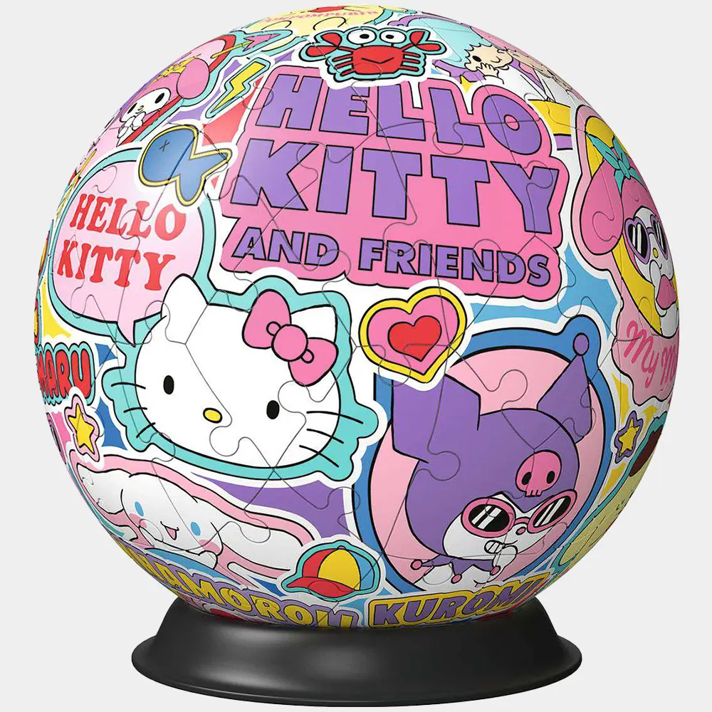 【SFIDA】Hello Kittyスペシャルコラボレーションボール Ravensburger Hello Kitty 72 Piece 3D Jigsaw Puzzle Ball