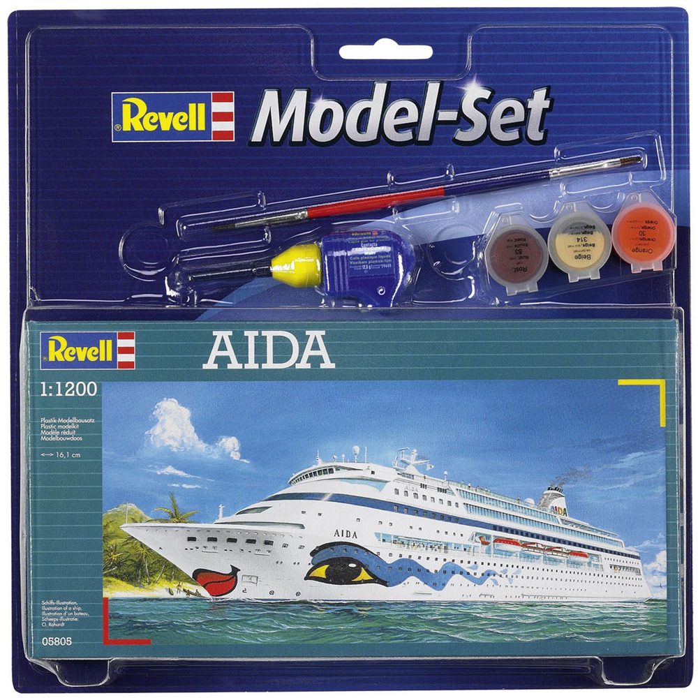 Revell Aida Cruise Ship Model Set With Paints Glue Scale | My XXX Hot Girl