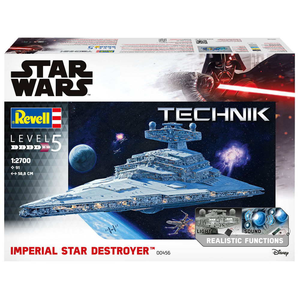 Revell Technik Star Wars Imperial Star Destroyer Model Kit Scale 1:2700 ...