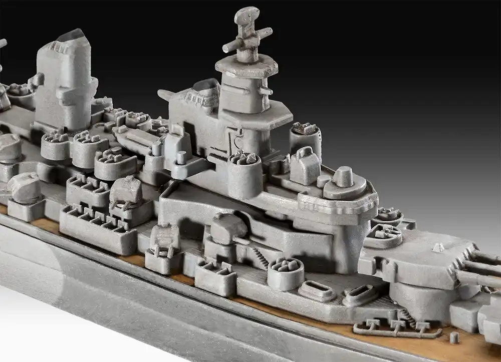 Revell USS New Jersey Battleship Model Kit Scale 1:1200