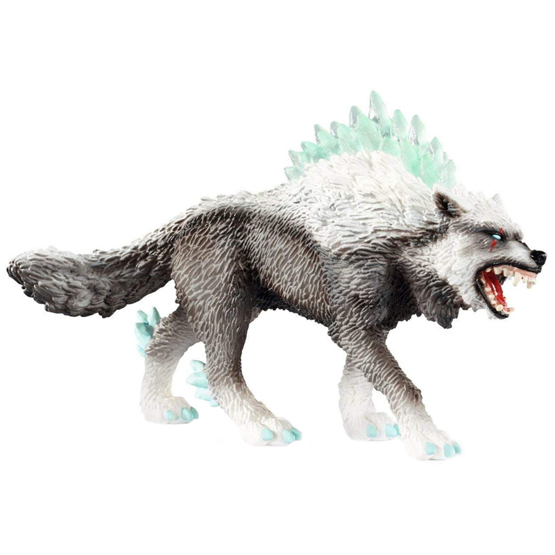 NEW Schleich Eldrador Creatures SNOW WOLF plastic toy scary ice dog animal