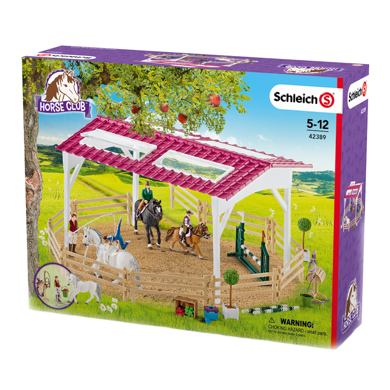 schleich stable and horse pack
