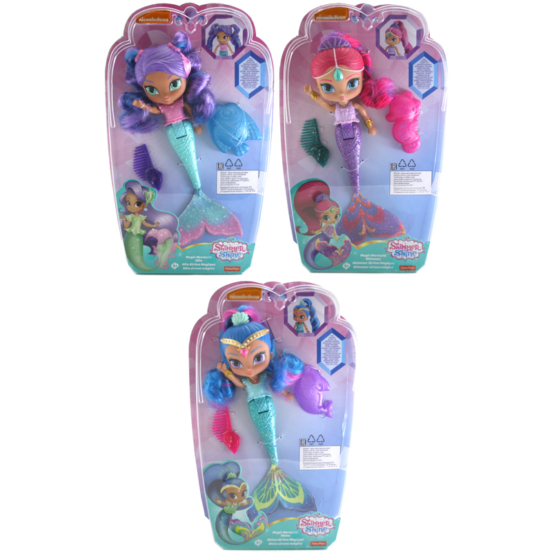 shimmer and shine mermaid bath dolls