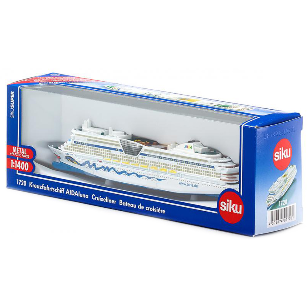 Details About Siku Super Aidaluna Cruiseliner Die Cast Ship Model Scale 11400 1720