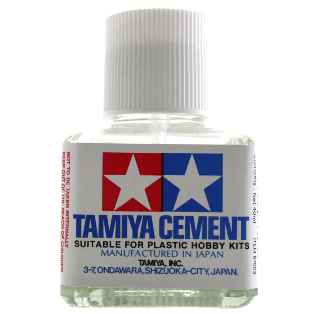 Tamiya Liquid Cement Modelling Adhesive - 40ml Bottle - 87003 | eBay