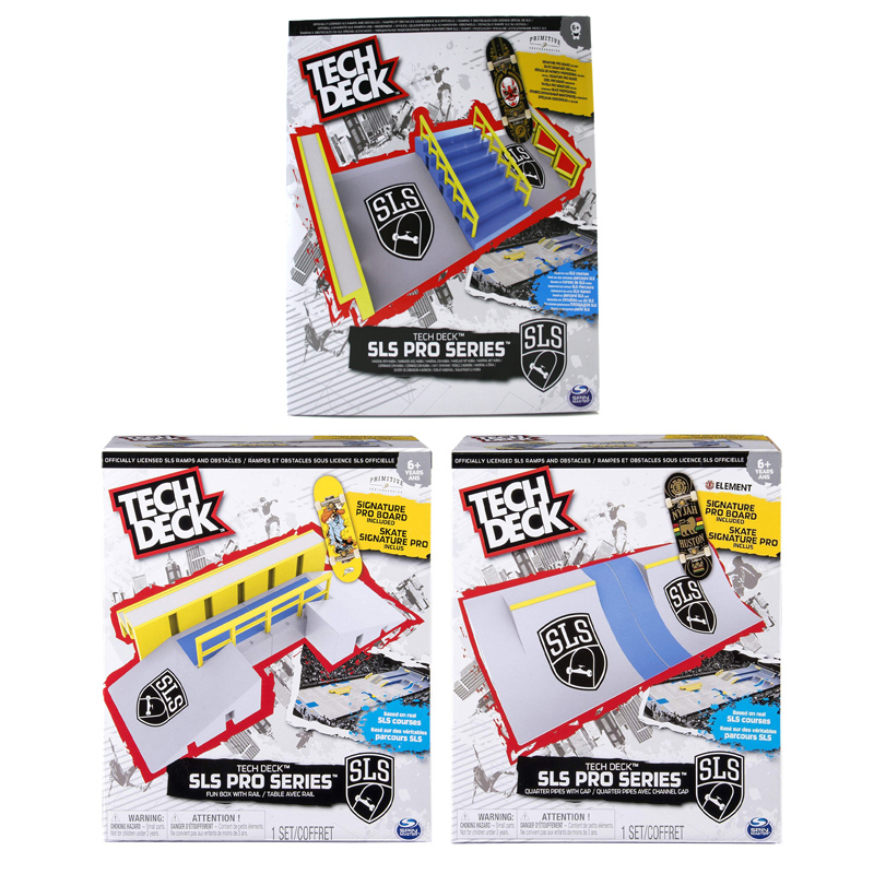 Tech Deck SLS Pro Series Skate Park Quarter Pipes with Gap and