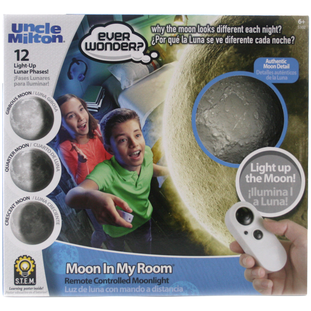 Details About Uncle Milton Ever Wonder Moon In My Room Remote Control Light